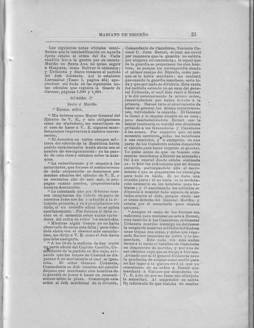 Historia de la Isla de Margarita, Notas, Pg. 23