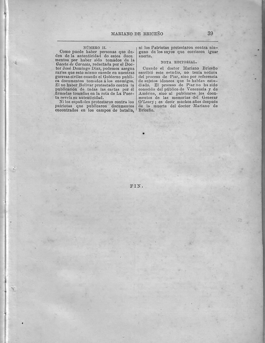 Historia de la Isla de Margarita, Notas, Pg. 39