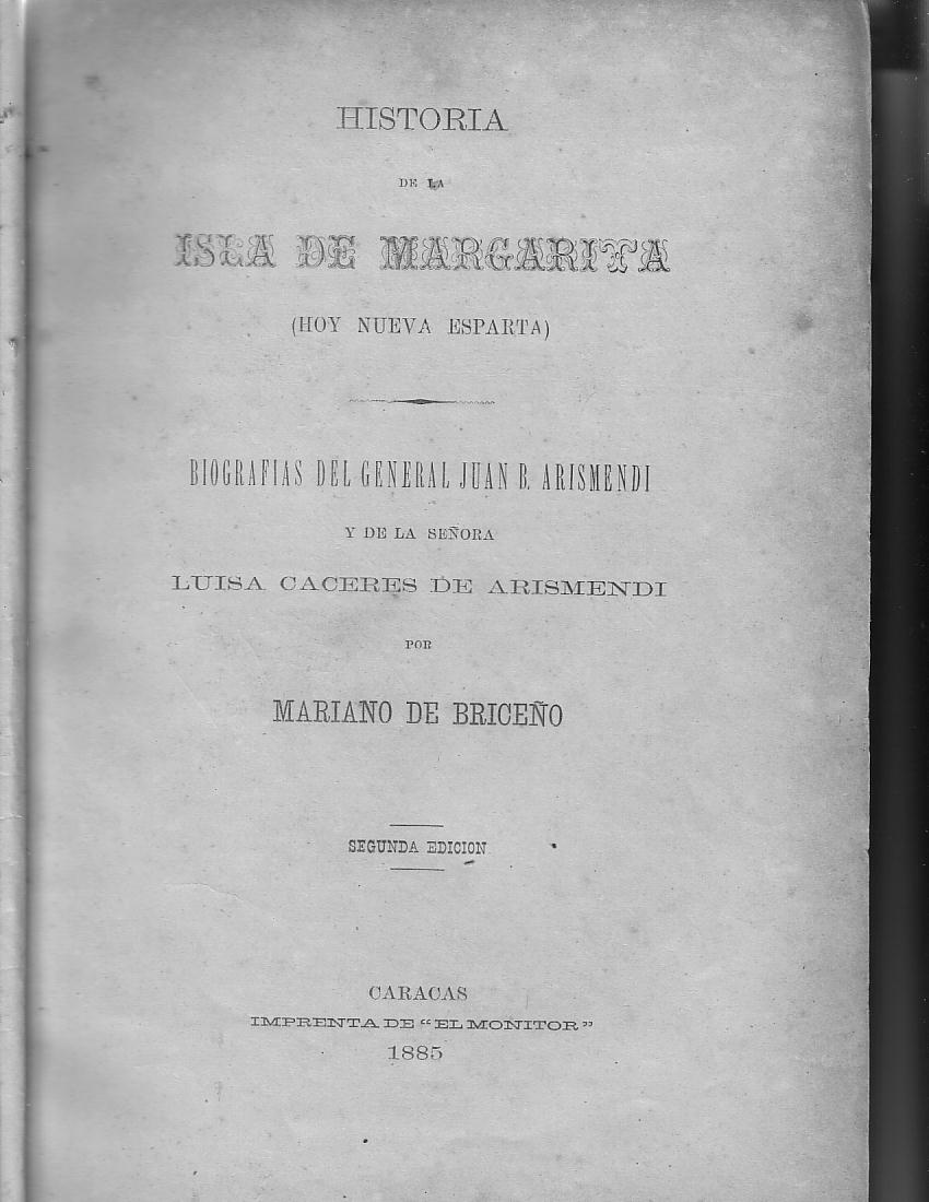 Historia de la Isla de Margarita, Pg. 1