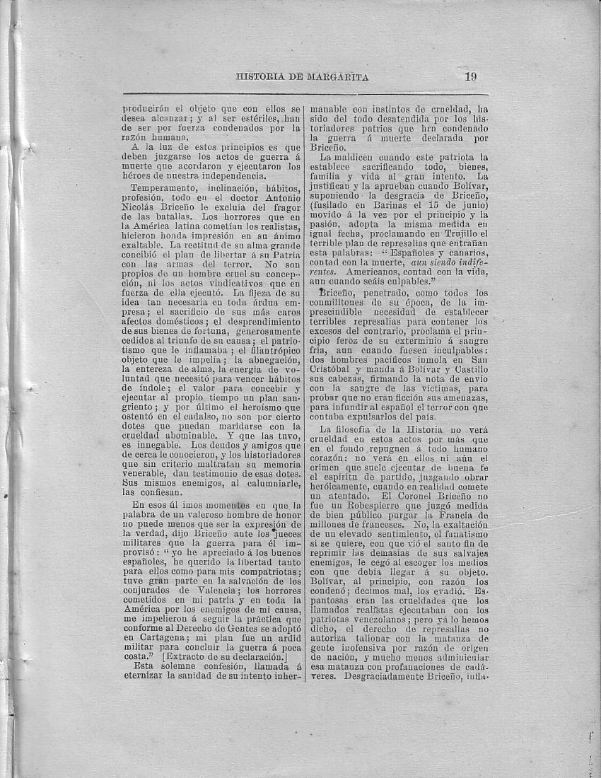 Historia de la Isla de Margarita, Pg. 19