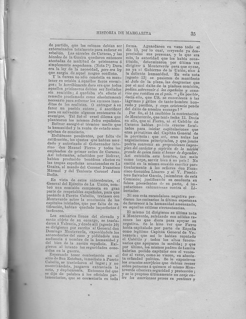 Historia de la Isla de Margarita, Pg. 35