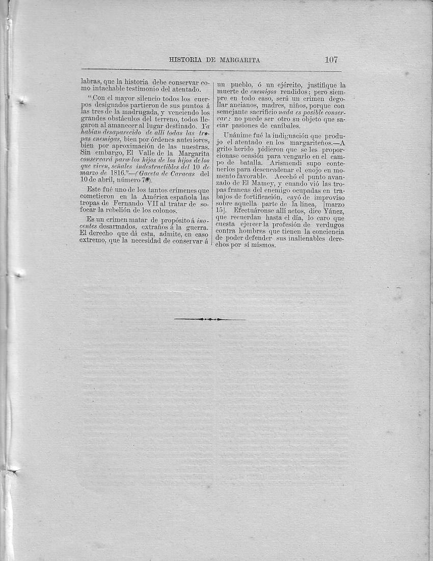 Historia de la Isla de Margarita, Pg. 107