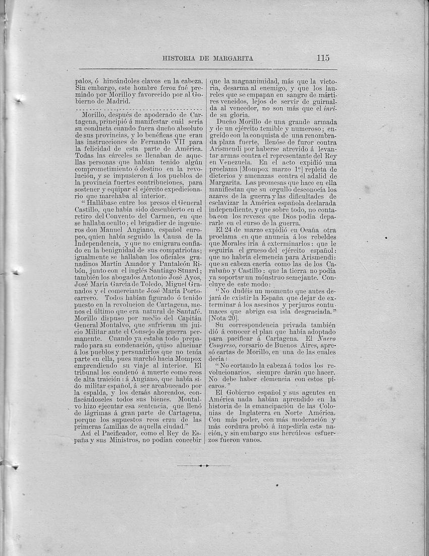Historia de la Isla de Margarita, Pg. 115