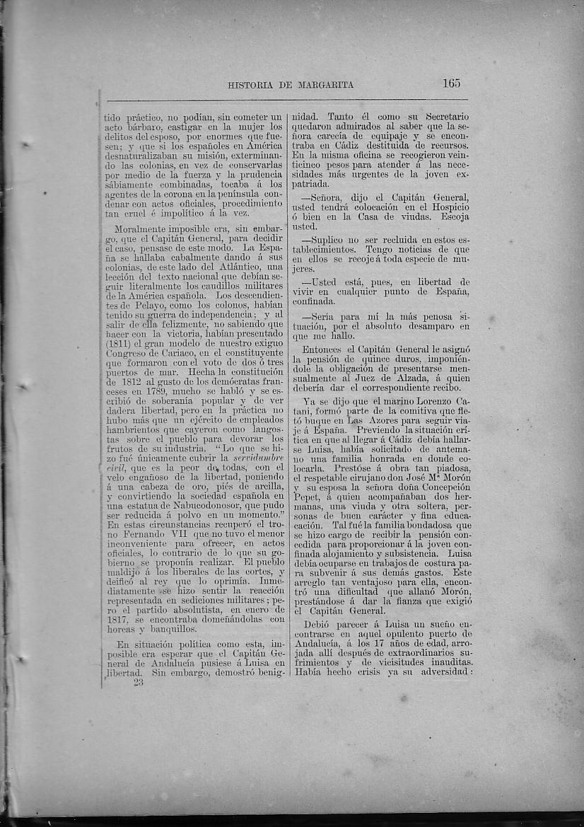Historia de la Isla de Margarita, Pg. 165