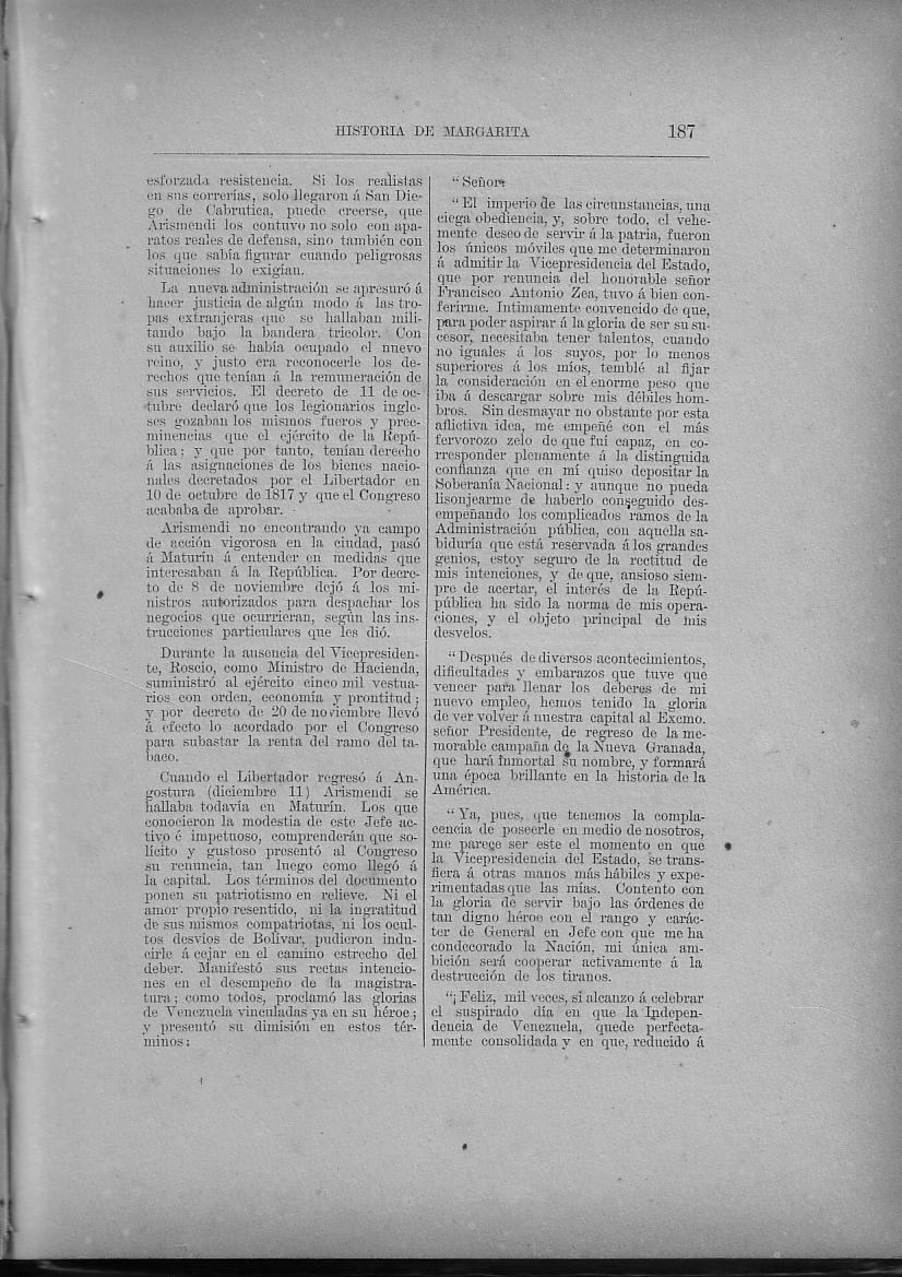 Historia de la Isla de Margarita, Pg. 187